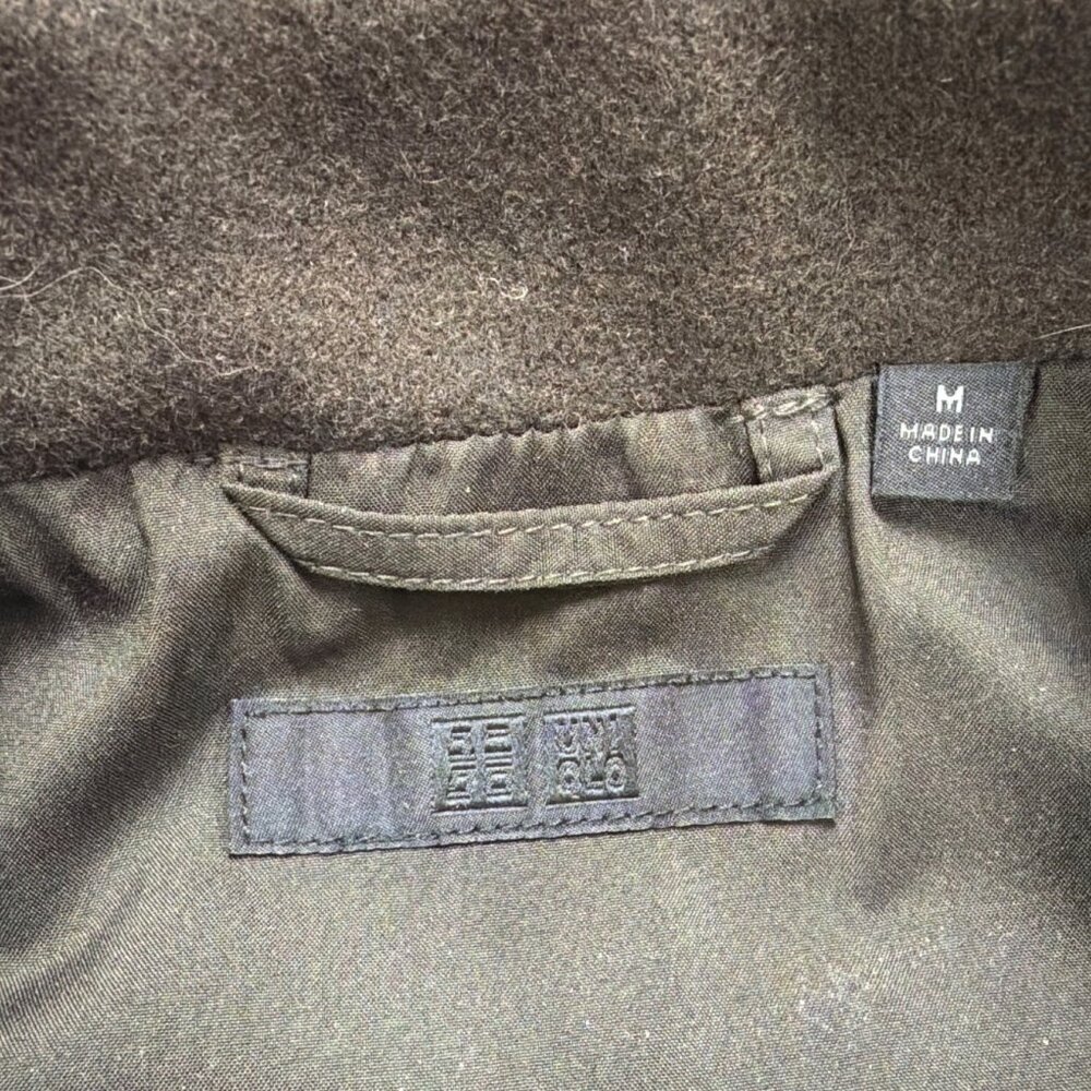 Uniqlo Mens Brown Button-Up Shirt Jacket Size M image 10